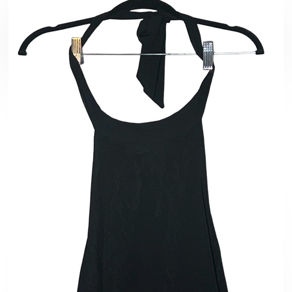 NWT Lulus Captured Your Heart Black Halter Maxi Dress, Side Slit, Plus Size 3X - Picture 7 of 16